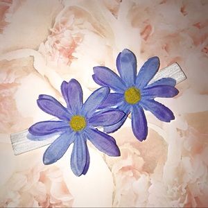Posie Infant Flower Halo (Blue)